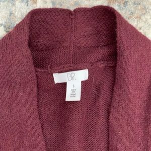 bp Sweaters - BP Burgundy Open Front Cardigan bp Sweaters - BP Burgundy Open Front Cardigan
